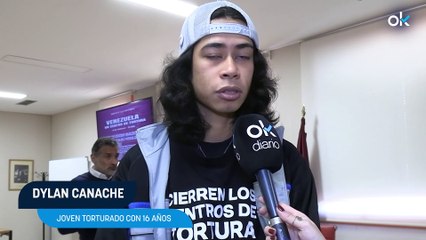 Dylan, torturado con 16 años por el régimen de Maduro Soportamos el hedor a excremento quemando papel