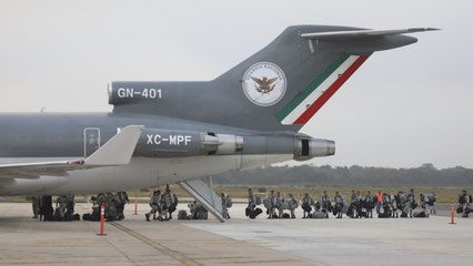 Desplazamiento de Guardia Nacional a la frontera
