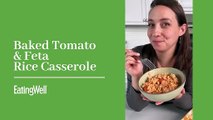 Baked Tomato & Feta Rice Casserole