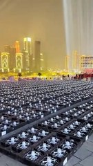 Un show avec 1000 drones synchronisés... incroyable