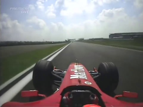 F1 – Michael Schumacher (Ferrari V10) Onboard – China 2004