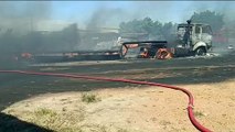 Se registra un incendio en el Parque Industrial de Santa Cruz de la Sierra