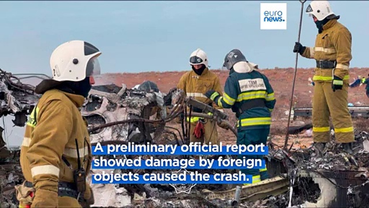 Damage by foreign objects caused Azerbaijan Airlines crash, official report shows