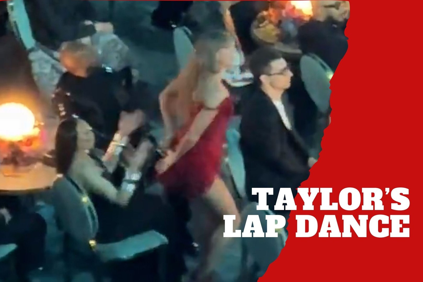 Bold! Taylor Swift?s accidental lap dance