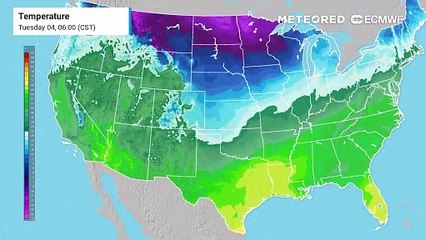 A warm week continues on Wednesday for much of the country with record warmth possible in the south.