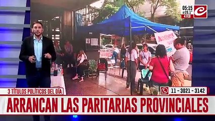 Arrancan las paritarias provinciales para estatales y docentes