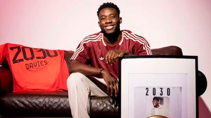 Bayern Múnich renueva a Alphonso Davies hasta 2030 tras el interés del Real Madrid
