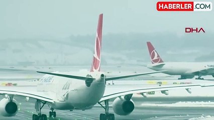 İstanbul'da kar yağışı alarmı! THY seferleri iptal edildi