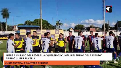 El goleador de Mitre con la ilusión del ascenso