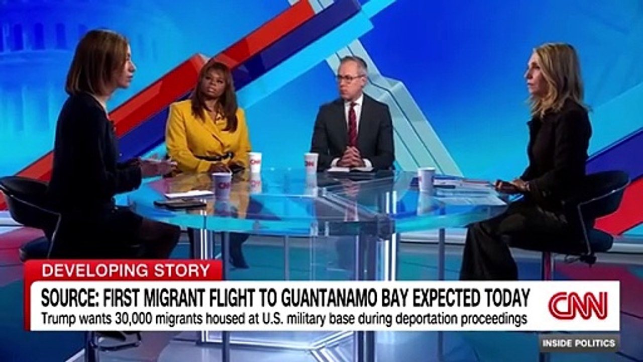 Migrant flight heads to Guantanamo Bay as legal questions swirl around Trump plans