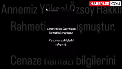 Mahmut Tuncer'in acı günü: Annesinin vefat ettiğini duyurdu
