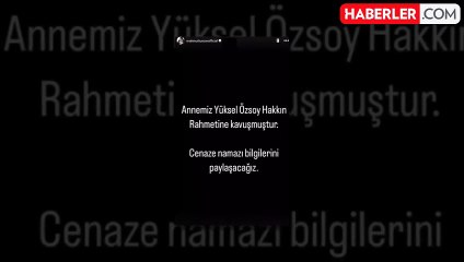 Mahmut Tuncer'in acı günü: Annesinin vefat ettiğini duyurdu