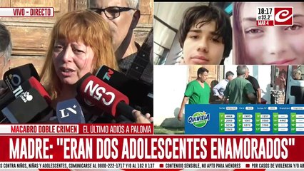 Mamá de Paloma: "Eran dos adolescentes enamorados"