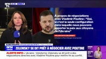 Ukraine: Volodymyr Zelensky se dit prêt à négocier directement avec Vladimir Poutine pour mettre fin au conflit