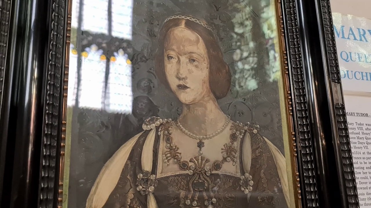 Mary Tudor, Queen of France in St Mary's Bury St Edmunds #burystedmunds #marytudor #stmaryschurch