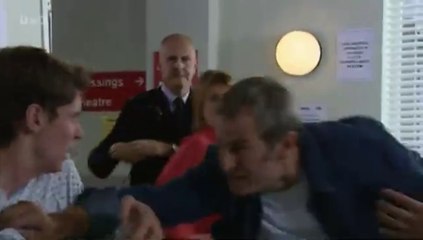 Emmerdale Ronnie Marsden Lashes Out at Robert Sugden 29th September 2003