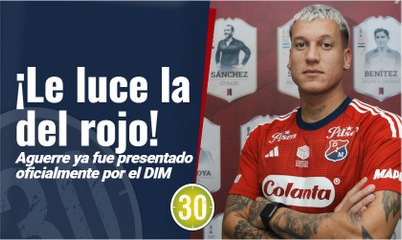 ¡Le luce la del rojo! Aguerre ya fue presentado oficialmente por el DIM
