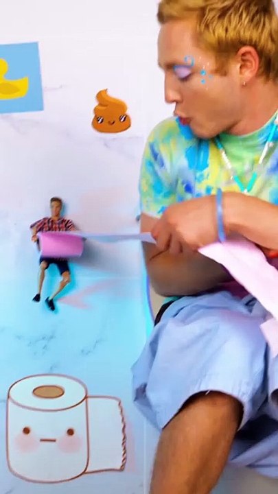 Porte-papier toilette fait maison amusant par Ken 🧻🌟 #diy #reverse