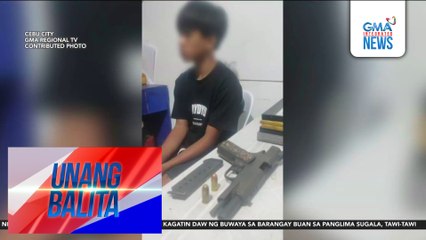 Binatilyo na ginamit umanong hitman sa illegal drug trade, sinagip | Unang Balita