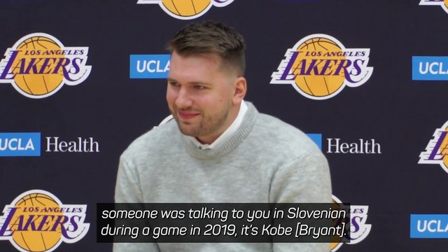 'I wish Kobe and Gigi were here to see this' - Doncic on Lakers trade