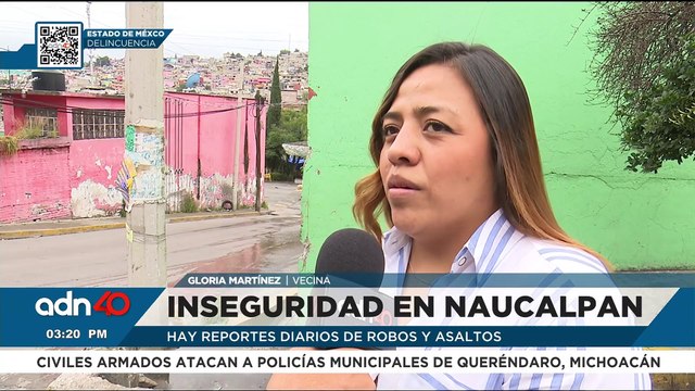 A plena luz del día reportan robos y asaltos diarios en Naucalpan, Estado de México
