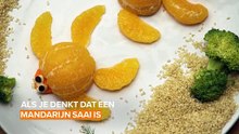 Kunst met fruit: Mandarijnmagie