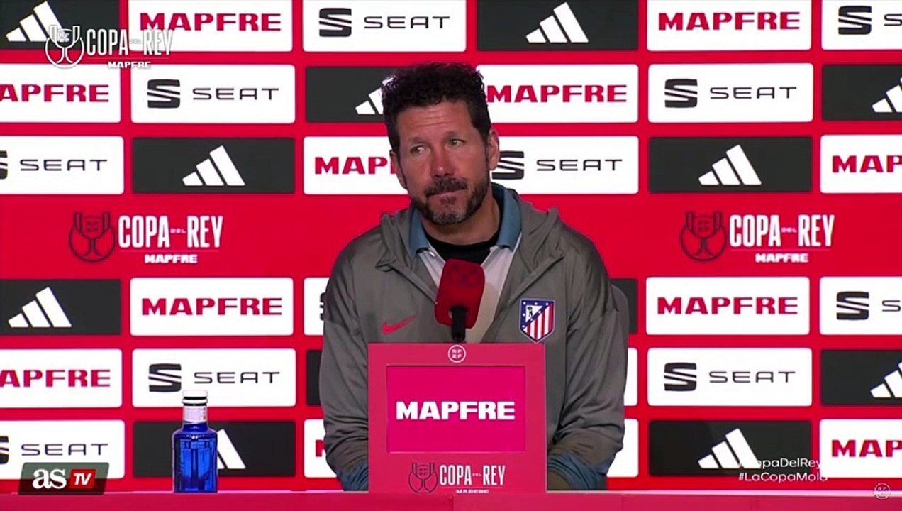 Le preguntan al Cholo por el comunicado del Madrid y el Derbi y su respuesta es oro