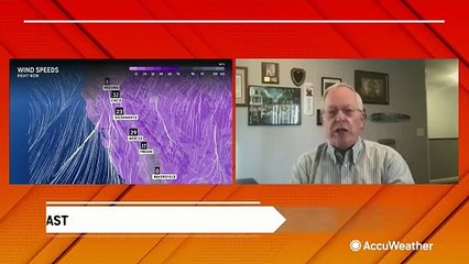 Stormy California weather to shift south