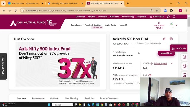 Axis Bank Nifty 500 Index Fund Direct Growth 500 SIP To Make 2 Crores 57 Lakhs Retirement Plan