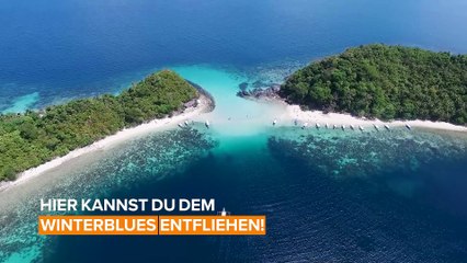 Diese drei tropischen Inseln sind ideal, um dem Winter zu entfliehen!