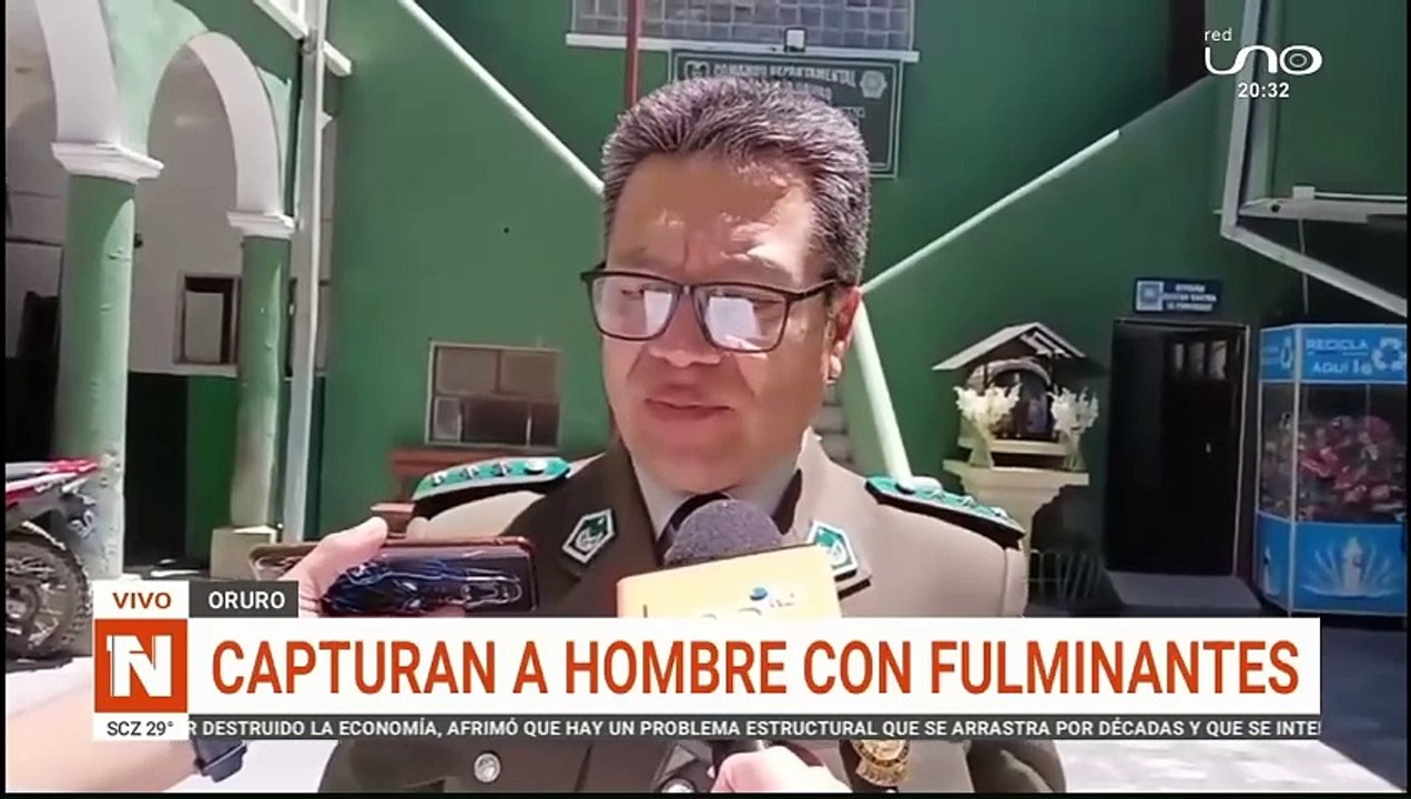 hombre no pudo explicar procedencia