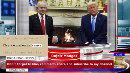 Trump proposes 'permanently' displacing Palestinians so U.S. can take over Gaza
