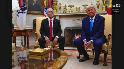 Ao lado de Netanyahu, Trump diz querer que os EUA assumam o controle da Faixa Gaza