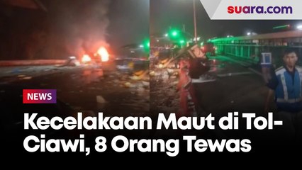 Kecelakaan Maut di Tol Ciawi, 8 Orang Tewas dan Belasan Luka-luka