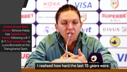 Former World No. 1 Simona Halep 'at peace' with tennis retirement