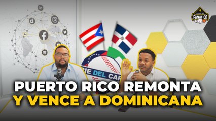 Puerto Rico viene de atrás y vence a República Dominicana en la Serie del Caribe