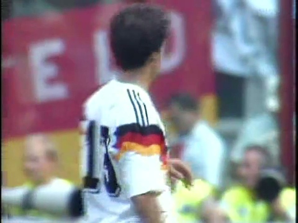 FIFA World Cup 1990 Germany FR v Czechoslovakia 01 July 1990 ARD