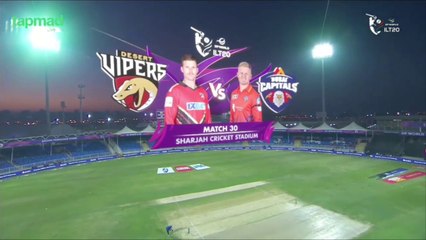 ILT20 2025 Highlights  Dubai Capitals Vs Desert Vipers 30 Match Full Highlights 2025