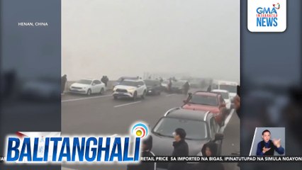 Hindi bababa sa 100 sasakyan, nagkarambola dahil sa fog at madulas na daan | Balitanghali