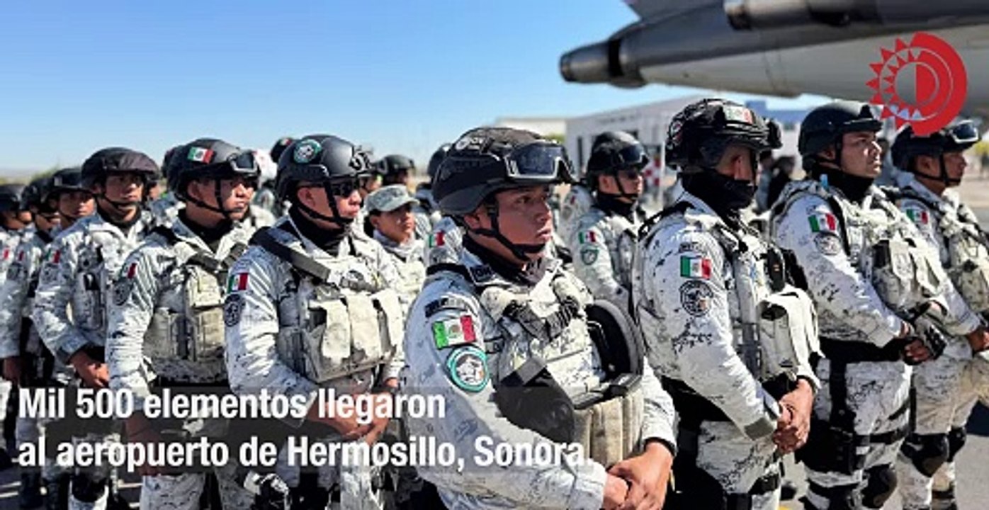 Llegan elementos de la Guardia Nacional a la frontera norte - Vídeo ...