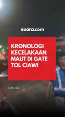 Kronologi Kecelakaan Maut di Gate Tol Ciawi