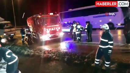 Samsun'da Otobüs-Kamyon Çarpıştı: 1 Ölü, 16 Yaralı