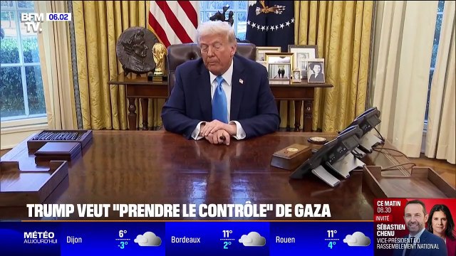 Donald Trump souhaite une prise de contrôle à long terme de la bande de Gaza par les États-Unis