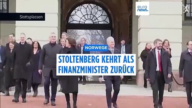 Ehemaliger NATO-Chef Jens Stoltenberg wird neuer Finanzminister Norwegens