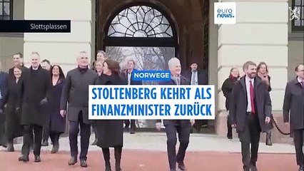 Ehemaliger NATO-Chef Jens Stoltenberg wird neuer Finanzminister Norwegens