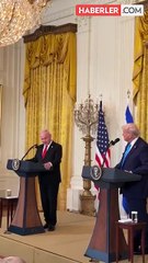Netanyahu ortak basın toplantısında Trump'a övgüler yağdırdı