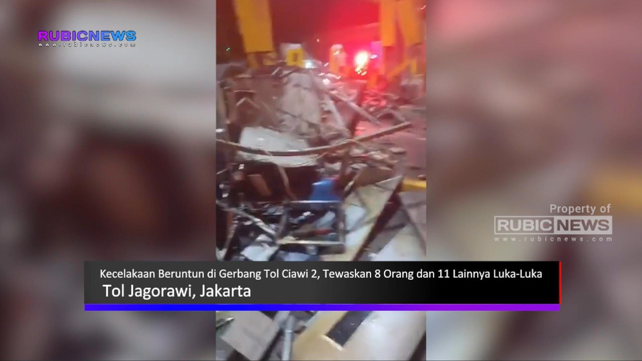 Kecelakaan Beruntun di Gerbang Tol Ciawi 2, Tewaskan 8 Orang dan 11 Lainnya Luka-Luka Seperti Ini Kronologinya