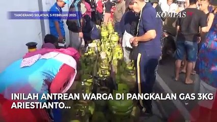 Penampakan Warga Antre Gas LPG 3Kg, Usai Instruksi Presiden Prabowo soal Pengecer