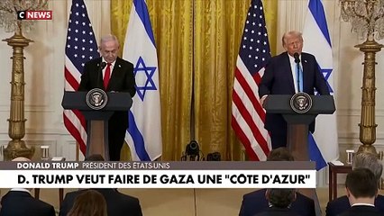 «Je veux faire de la bande de Gaza la Côte d'Azur du Moyen-Orient», promet Donald Trump