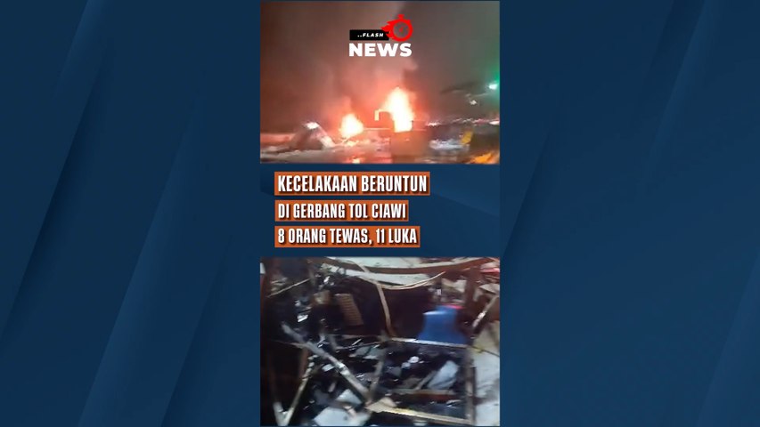 Kecelakaan Maut di Gerbang Tol Ciawi, 8 Orang Tewas, 11 Luka